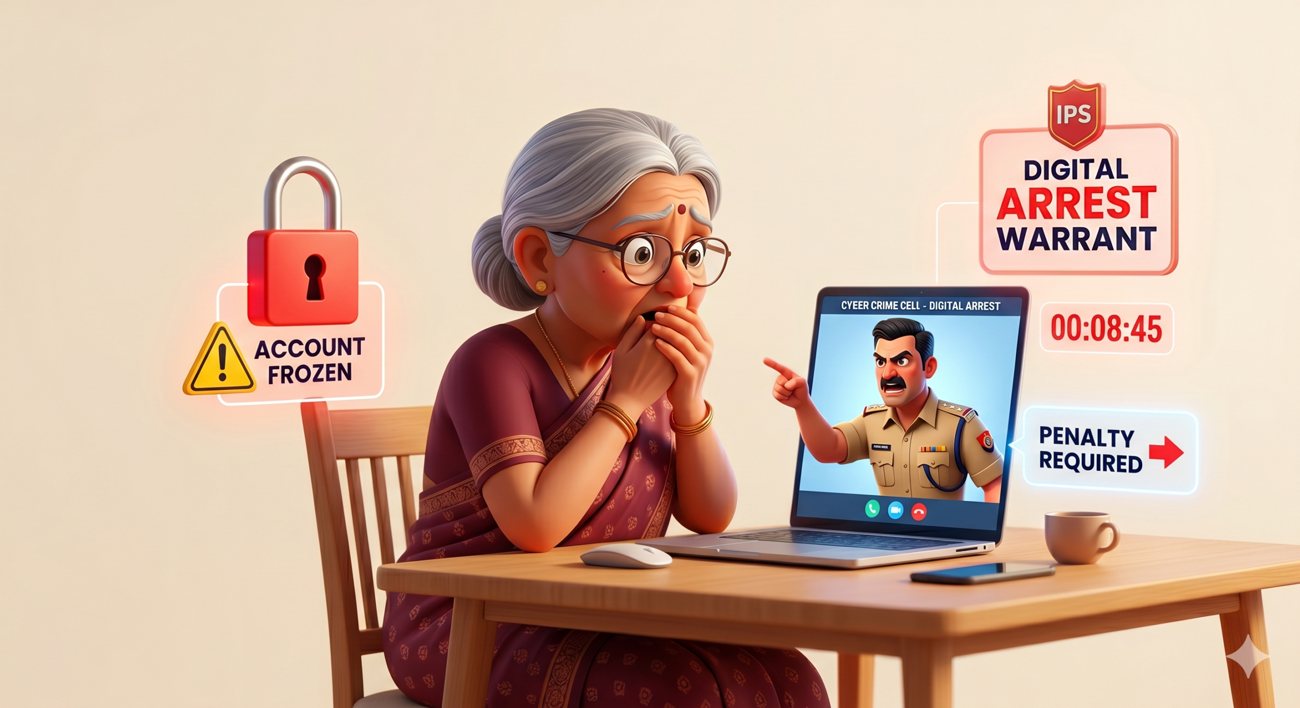 Digital Arrest: ಬೆಂಗಳೂರಿನಲ್ಲಿ 24 ಕೋಟಿ ವಂಚನೆ, ಸೈಬರ್ ಖದೀಮರಿಂದ ಬಚಾವಾಗುವುದು ಹೇಗೆ?